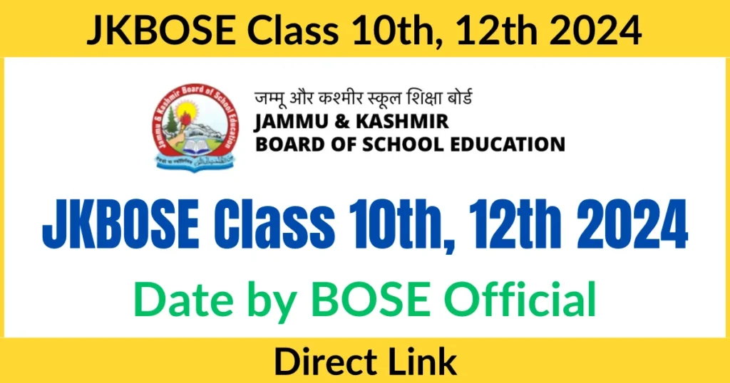 JKBOSE Class 10th