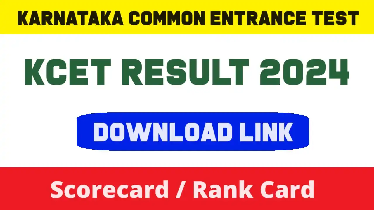 KCET Result 2024