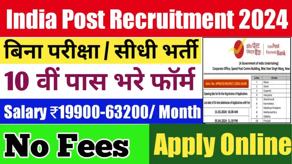 India Post Recruitment 2024