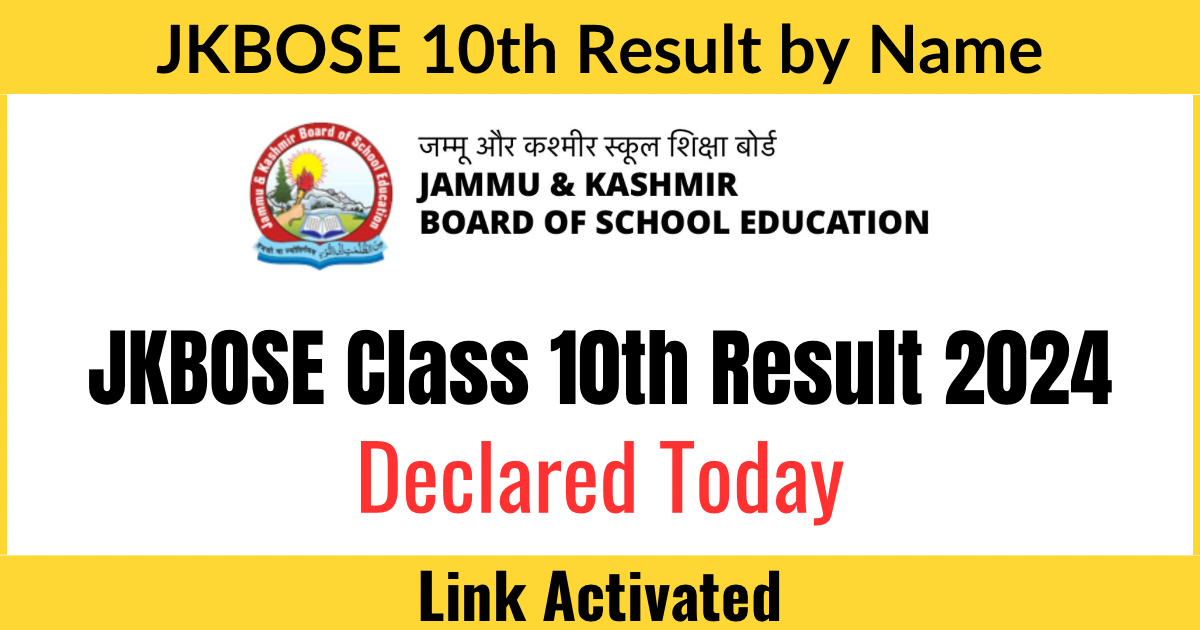 10th Result 2024 JKBOSE Result