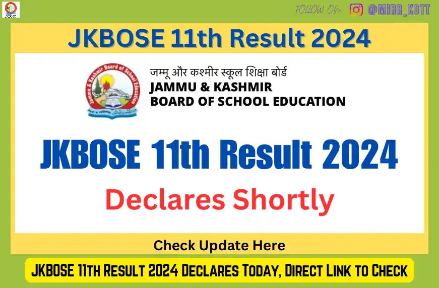 JKBOSE 11th Result 2024