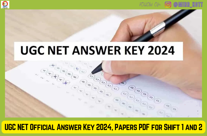 UGC NET Official Answer Key 2024