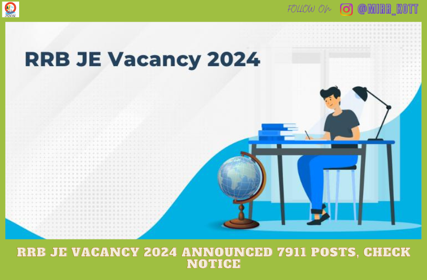 RRB JE Vacancy 2024