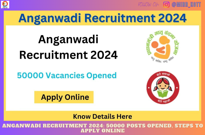 Anganwadi Recruitment 2024