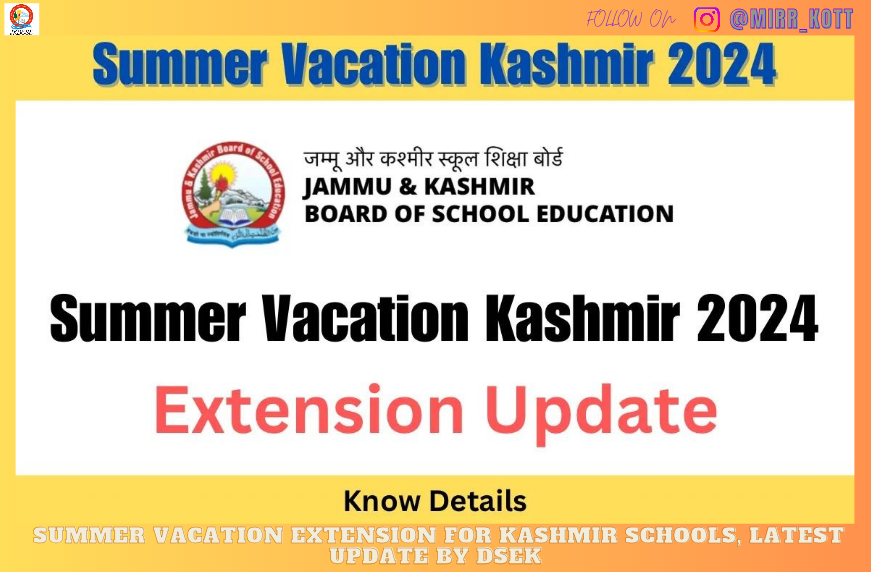 Summer Vacation Extension